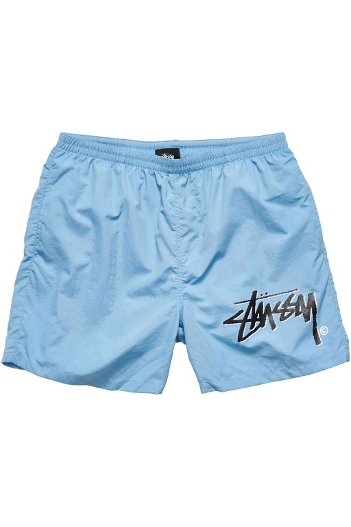 Stussy Mens Stock Taslon Big Beach Shorts Blue - OCNBP0823